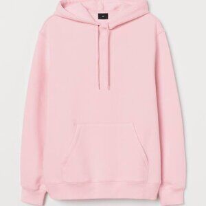 H&M Relaxed Fit Hoodie - Light Pink